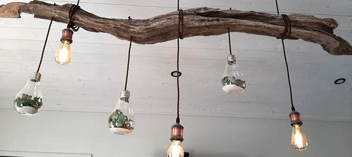 Big Man Tiny Homes – Cork, Ireland – Photo of modular home kitchen lamp